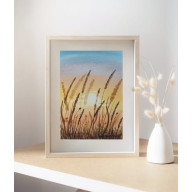 AKWARELA AKWARELKA OBRAZ PT. ŁĄKA 3