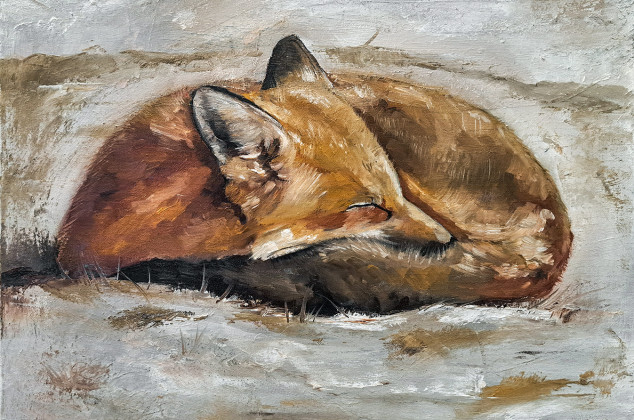 Andżelika Kucharska ; RYŻY olej na płotnie 40x50 cm