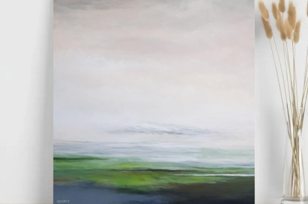 Paulina Lebida ; Droga do zapomnienia - obraz akrylowy 100/80 cm