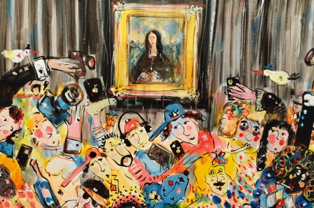 Dariusz Grajek ; Mona Lisa w Luwrze...