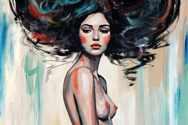 Rafal Stach ; Black Orchid 70x100