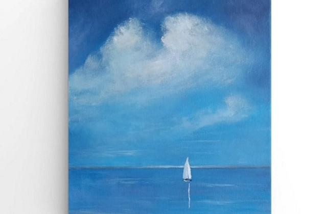 Paulina Lebida ; Morze- obraz akrylowy 40/30 cm