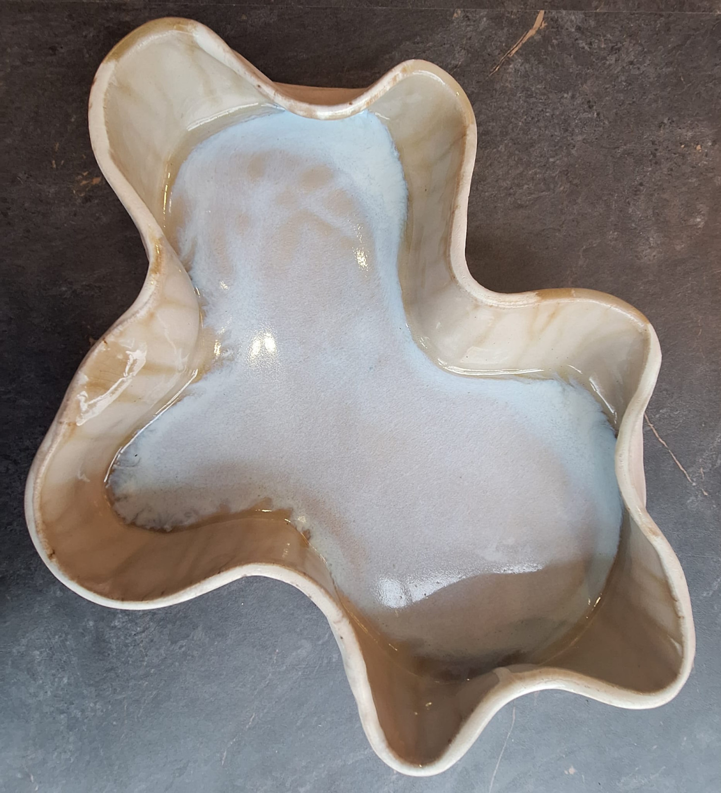 Krystyna Ciećwierska ; z falą - patera