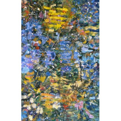 Eryk Maler - obrazy olejne - Domy nad wodą, 120x80, obraz obracany foto #2
