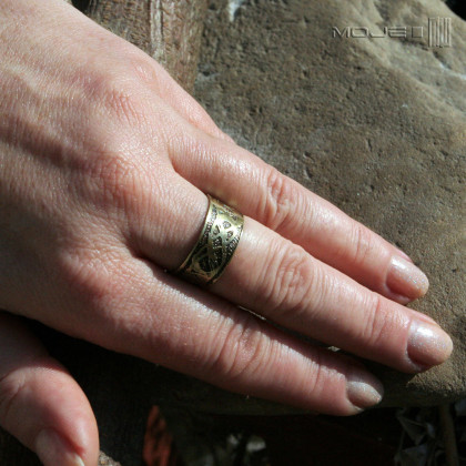 Moje MW - pierścionki - Mosiężne meandry foto #4