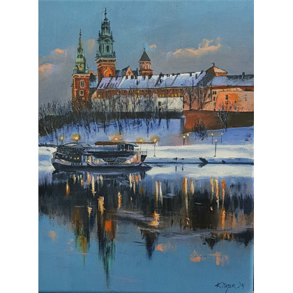 Kraków - Wawel, Karolina Majer, obrazy akryl