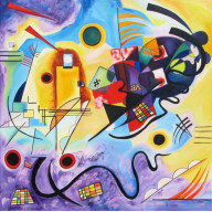 Abstrakcja kolorowa ala Kandinsky