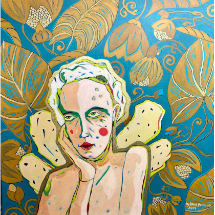 Madame Butterfly, Irena Podolak, obrazy akryl