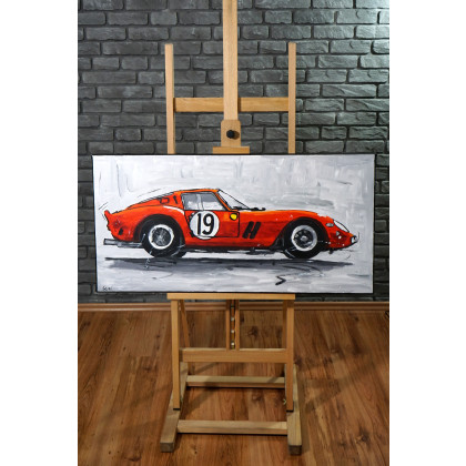 Ferrari 250GT 50x100, Rafal Stach, obrazy akryl