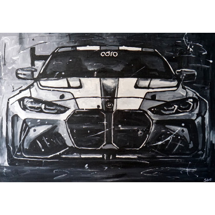 ARDO BMW M4 70x100, Rafal Stach, obrazy akryl