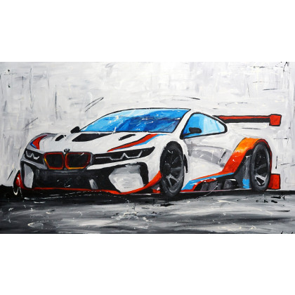 BMW M 8 60x100, Rafal Stach, obrazy akryl