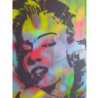 Marilyn Monroe Graffiti Face 2