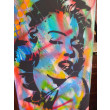 Marilyn Monroe Graffiti Face 1