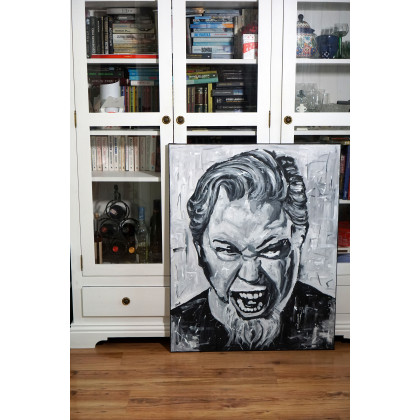 Rafal Stach - obrazy olejne - James Hetfield 80x100 foto #4