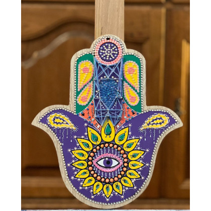 Hamsa, Ręka Boga, Ręka Fatimy, symbol ochronny, Sztuka Kontaktu, dekory wiszące