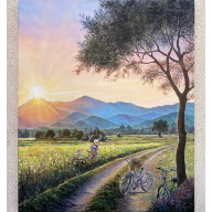 Wycieczka rowerowa poza miastem.