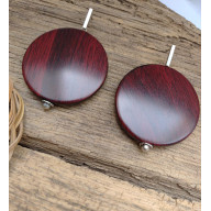 Kolczyki Koła Etno Brązowe kol25.02