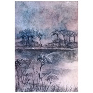 Późno już - pejzaż