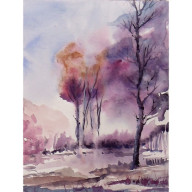 Wrzosowe nuty - pejzaż