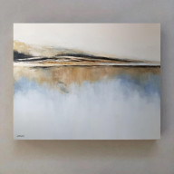 Złoty brzeg 2 - obraz akrylowy 80/100 cm