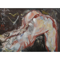 FETYSZ, KOBIETA SFINKS, SZKIC, 2025