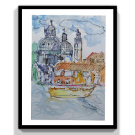 AKWARELA- URBAN SKETCHING - WENECJA