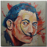 Salvador Dali - portret olejny