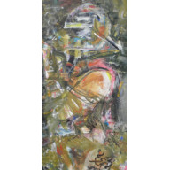 KOBIETA, AKT, LUB ZBROJA, 45X90 CM, 2024