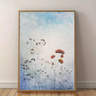 Trawki 3 - akwarela A5