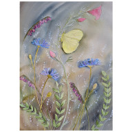 Akwarela A3. Cytrynek