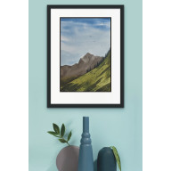 Akwarela Akwarelka Obraz pt: Na granicy ciszy A5