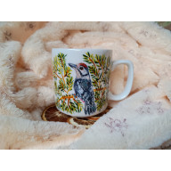 Dzięcioł w igliwiu ręcznie malowany 270 ml.