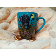 Kubek pantery ręcznie malowany 300 ml.