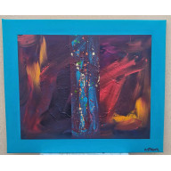 Abstract No.7 Turkus