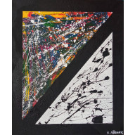 Abstract Colour or Black And White