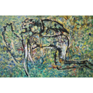 Akt, ze skrzydłami ascezy, 120x80 cm