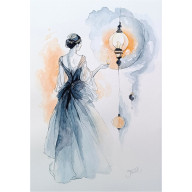 W blasku jej myśli, Akwarela A3