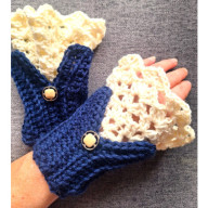 MITENKI W STYLU WIKTORIAŃSKIM