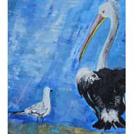 Nasze Randez-Vous, obraz akrylowy na płótnie, 50x50x1cm