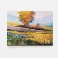 Pejzaż -rysunek pastele