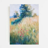 Pejzaż -rysunek pastele