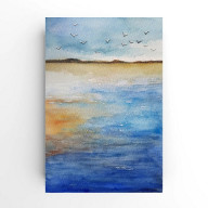 Morze - akwarela formatu A5