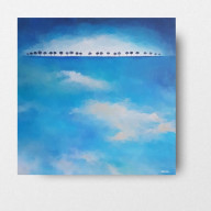 Drzewa-obraz akrylowy 100/100 cm