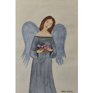 Akwarela Akwarelka Obraz pt: Anioł