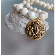 NASZYJNIK KULE HOWLITU MEDUZA