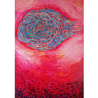 duży obraz olejny dna