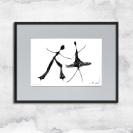 Grafika oprawiona w ramę