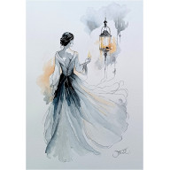 Wspomnienia w blasku światła, Akwarela A3