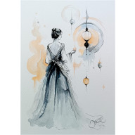 Wobjęciach światla, Akwarela 24x32 cm