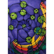 Neurograficzny rysunek, biomorficzne kształty, sztuka mediumistyczna, sztuka metafizyczna